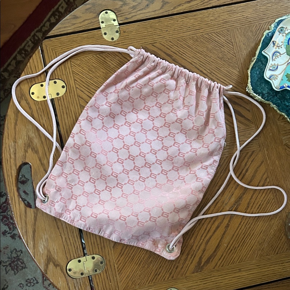 Pink Drawstring Backpack - image 3